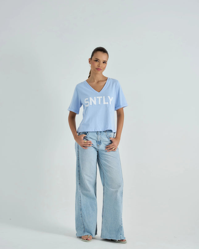 Graphic Print Tee in Everyday Cotton Comfort