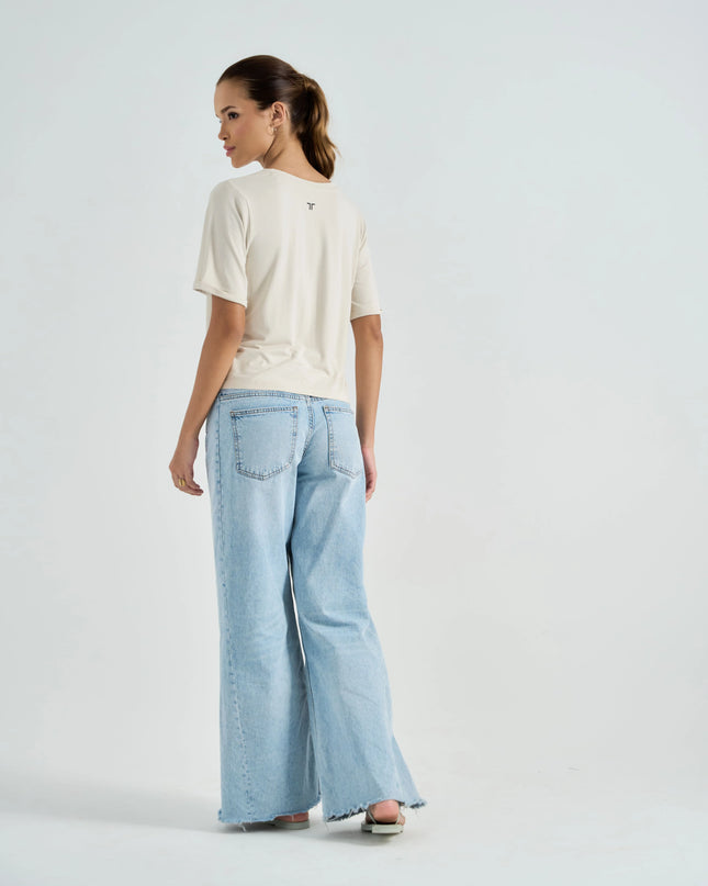 Relaxed Fit Graphic Cotton Tee for Summer Days
