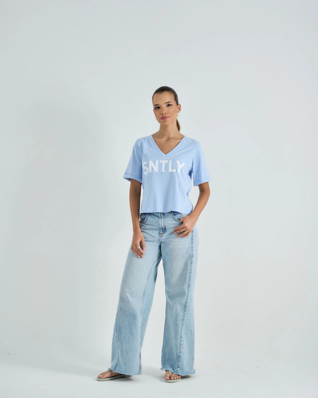 Graphic Print Tee in Everyday Cotton Comfort