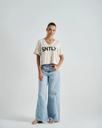 Relaxed Fit Graphic Cotton Tee for Summer Days