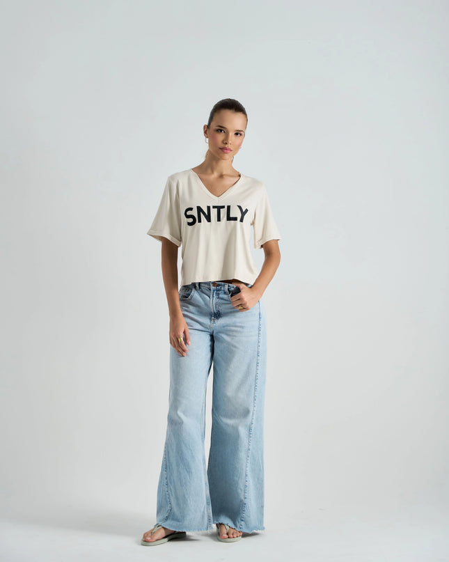 Relaxed Fit Graphic Cotton Tee for Summer Days