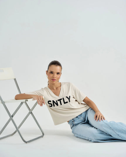 Relaxed Fit Graphic Cotton Tee for Summer Days